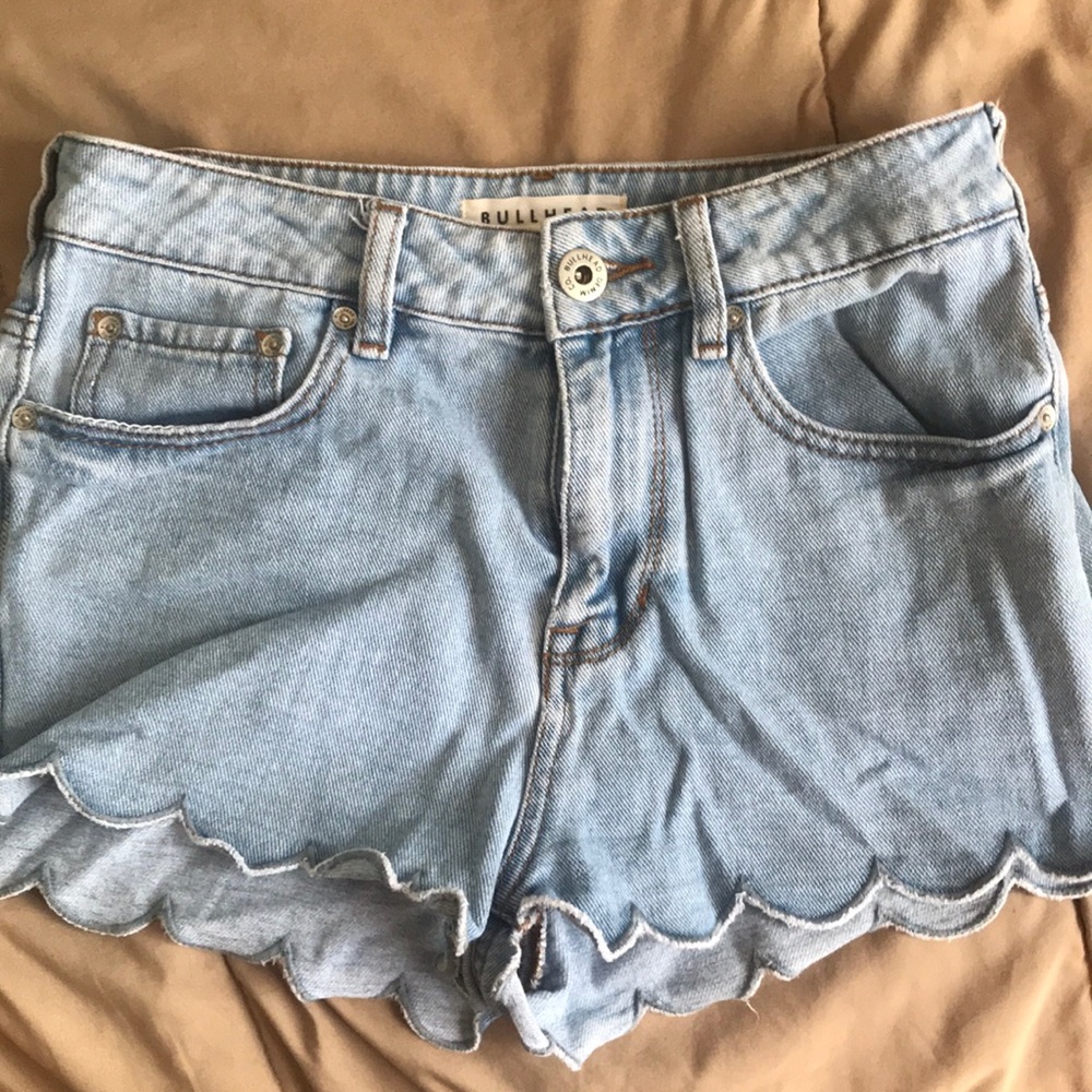 High rise jean shorts!
